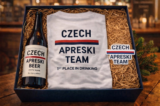 Czech Aprèski Beer + Dámské tričko bílé