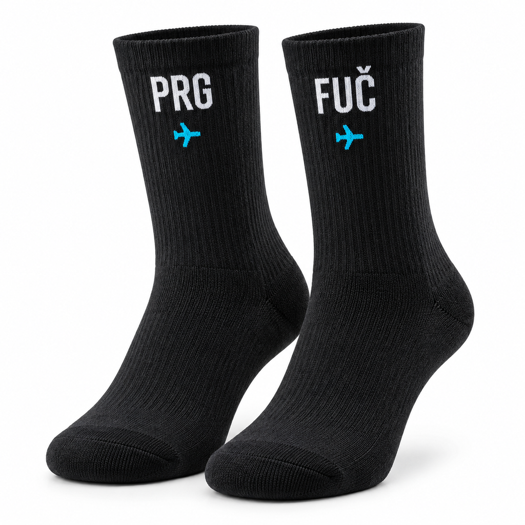 PRG ✈️ FUČ – Funkční ponožky