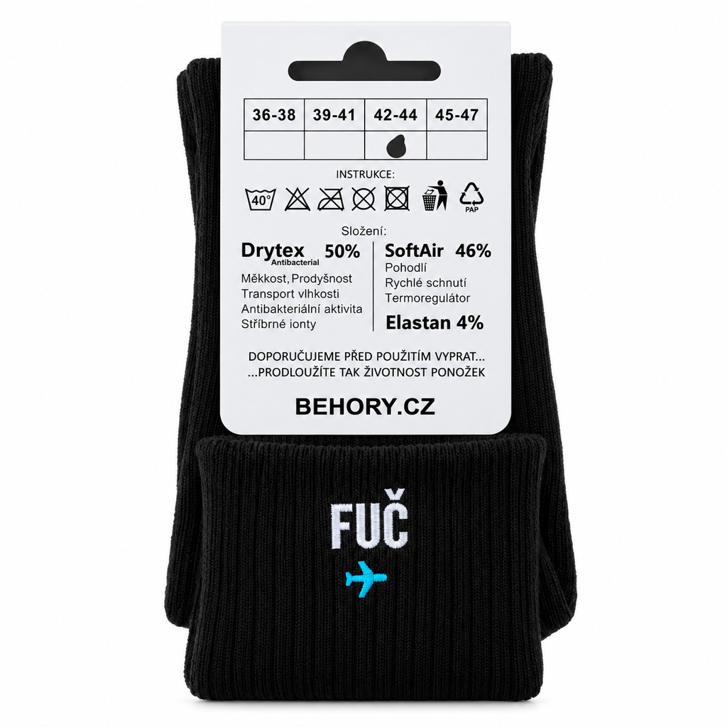PRG ✈️ FUČ – Funkční ponožky