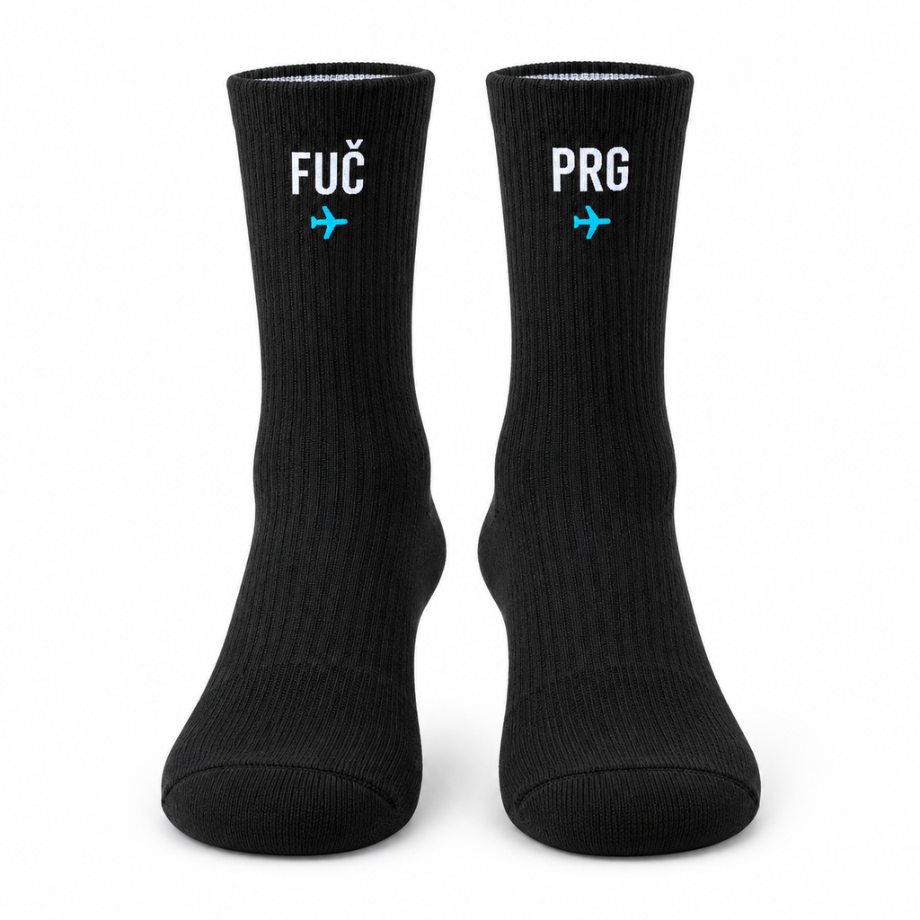 PRG ✈️ FUČ – Funkční ponožky