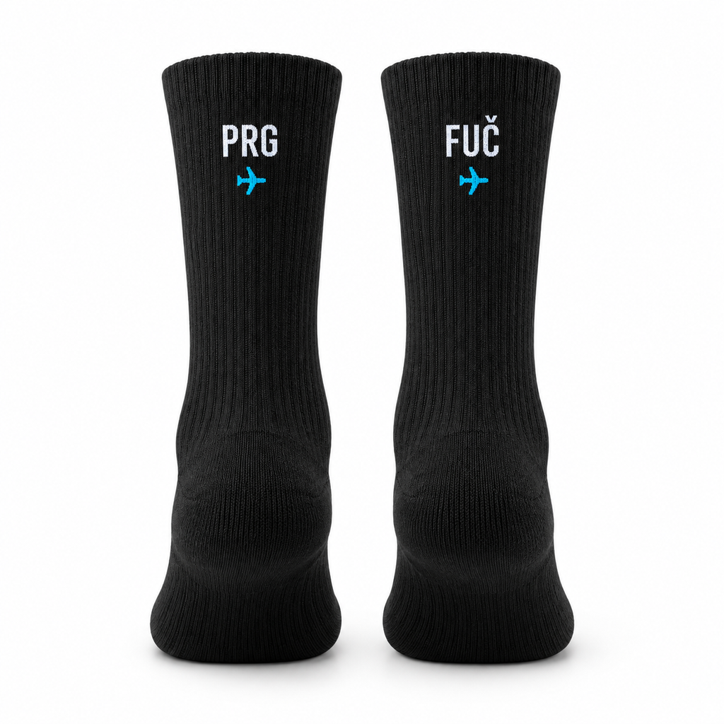 PRG ✈️ FUČ – Funkční ponožky