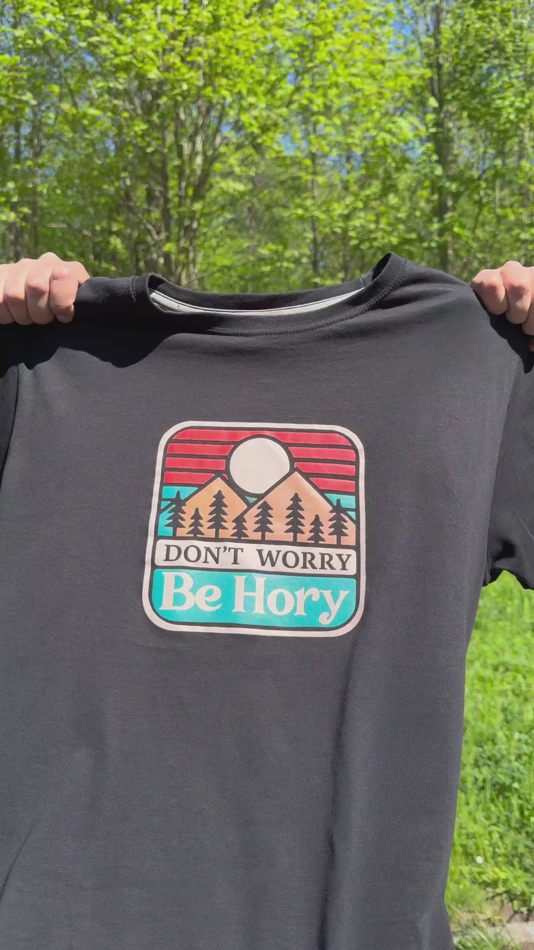 Don't worry be hory® Západ slunce – Dámské tričko