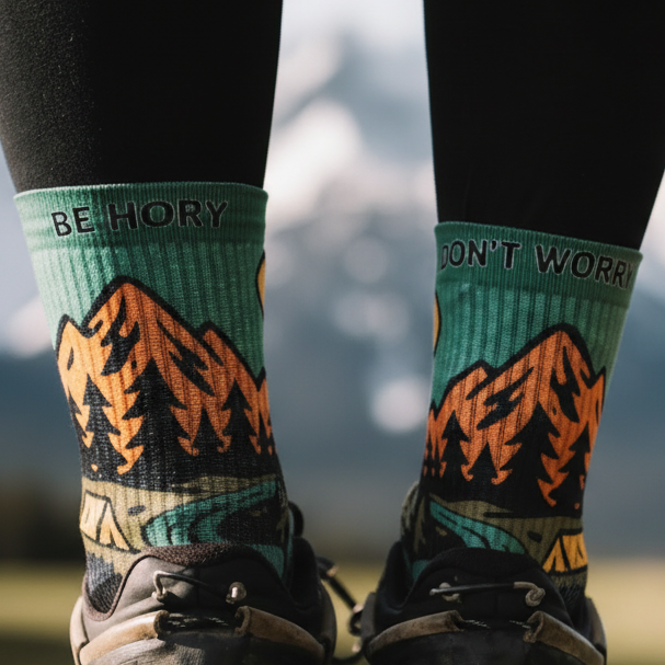 Don't worry be hory® – Funkční outdoor ponožky