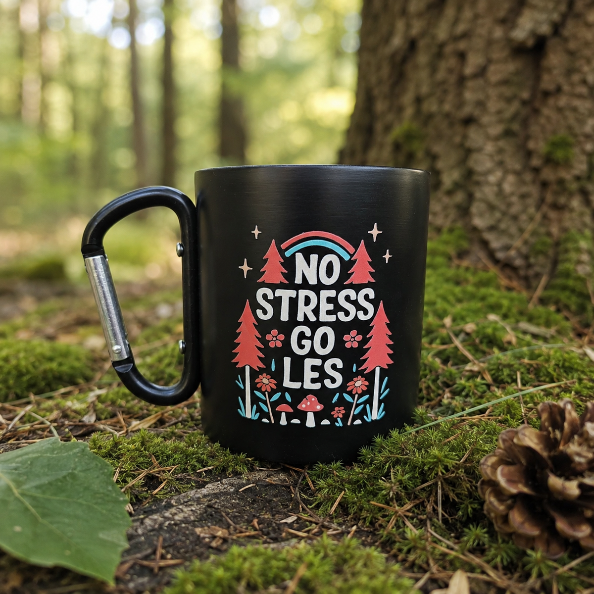 No stress go les® – Plecháček s karabinou