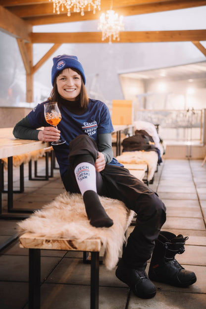 Ponožky s merinem Czech Aprèski Team