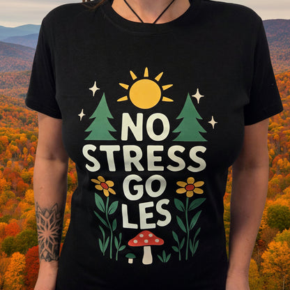 Dámské tričko - No stress go les 2