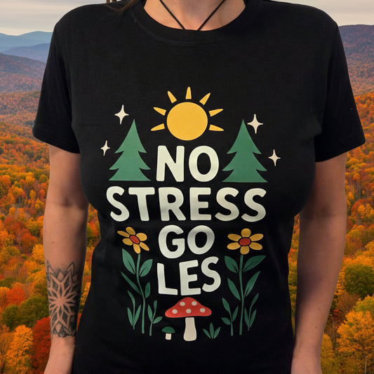 Dámské tričko - No stress go les 2