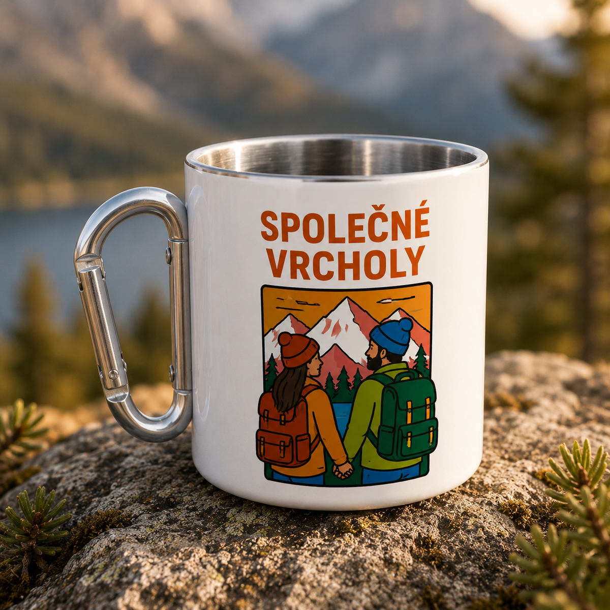 Společné vrcholy® – Plecháček s karabinou