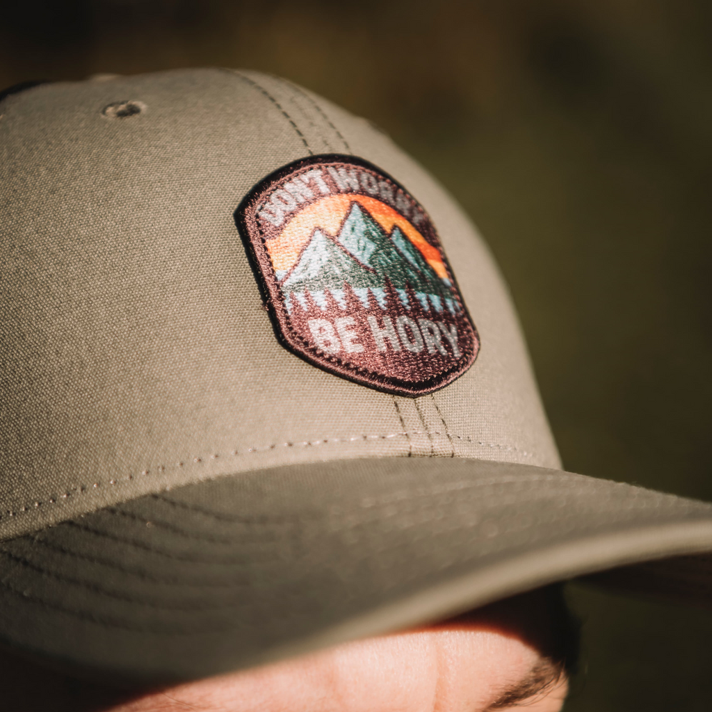 Don't worry be hory® – Kšiltovka trucker khaki
