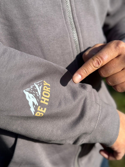 Pánská mikina s kapucí - Don't worry be hory mountain