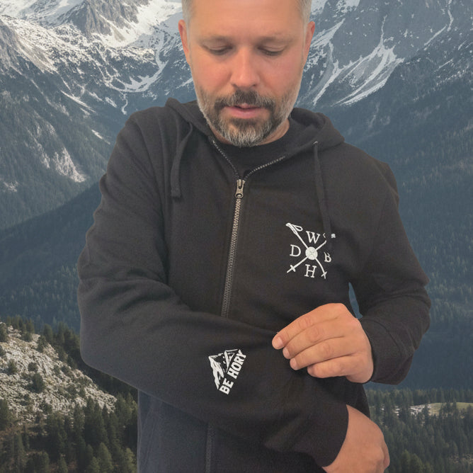 Don't worry be hory® samurai – Pánská mikina s kapucí