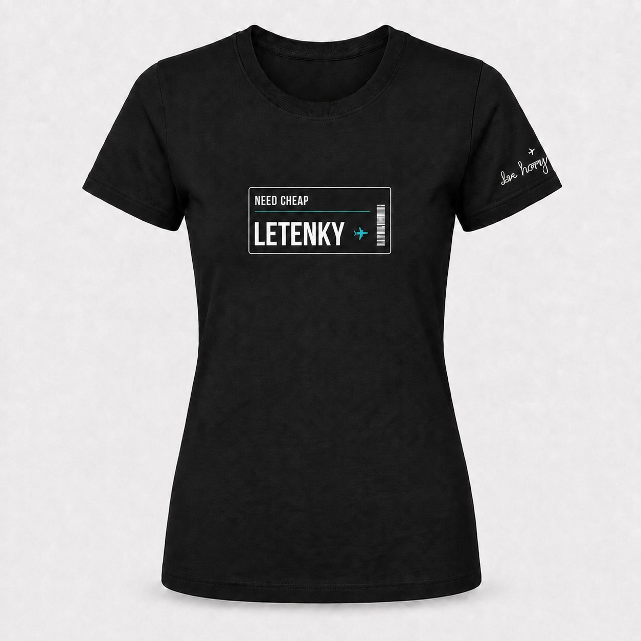 Need Cheap Letenky - Dámské cestovatelské tričko