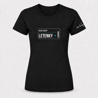 Need Cheap Letenky - Dámské cestovatelské tričko