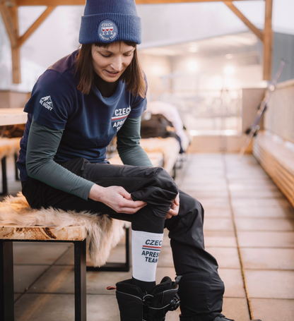 Ponožky s merinem Czech Aprèski Team