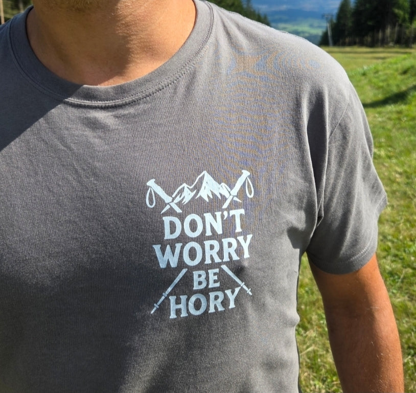 Pánské tričko - Don´t worry be hory - Samurai mini
