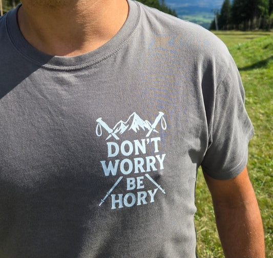 Pánské tričko - Don´t worry be hory - Samurai mini