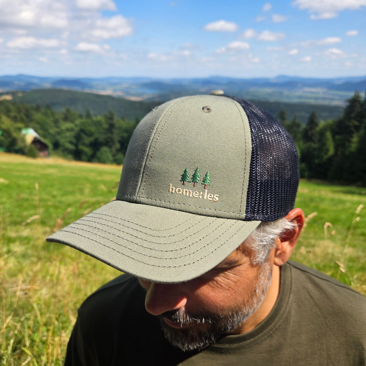 Home: les – Kšiltovka trucker khaki