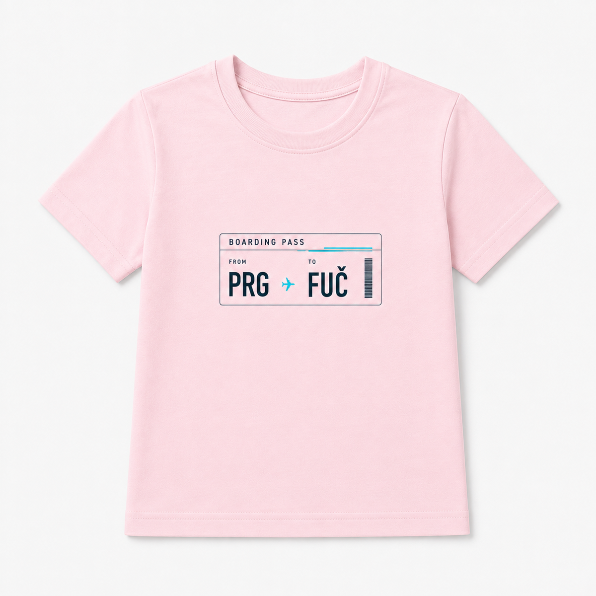 PRG ✈️ FUČ – Dětské tričko z bio bavlny