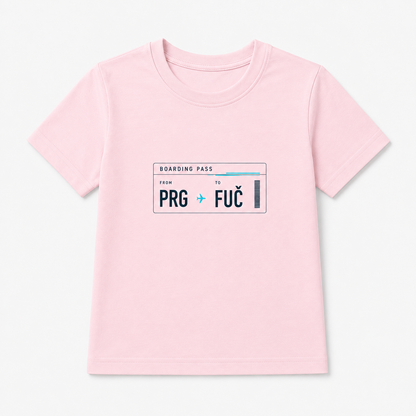 PRG->FUČ - Dětské tričko z bio bavlny