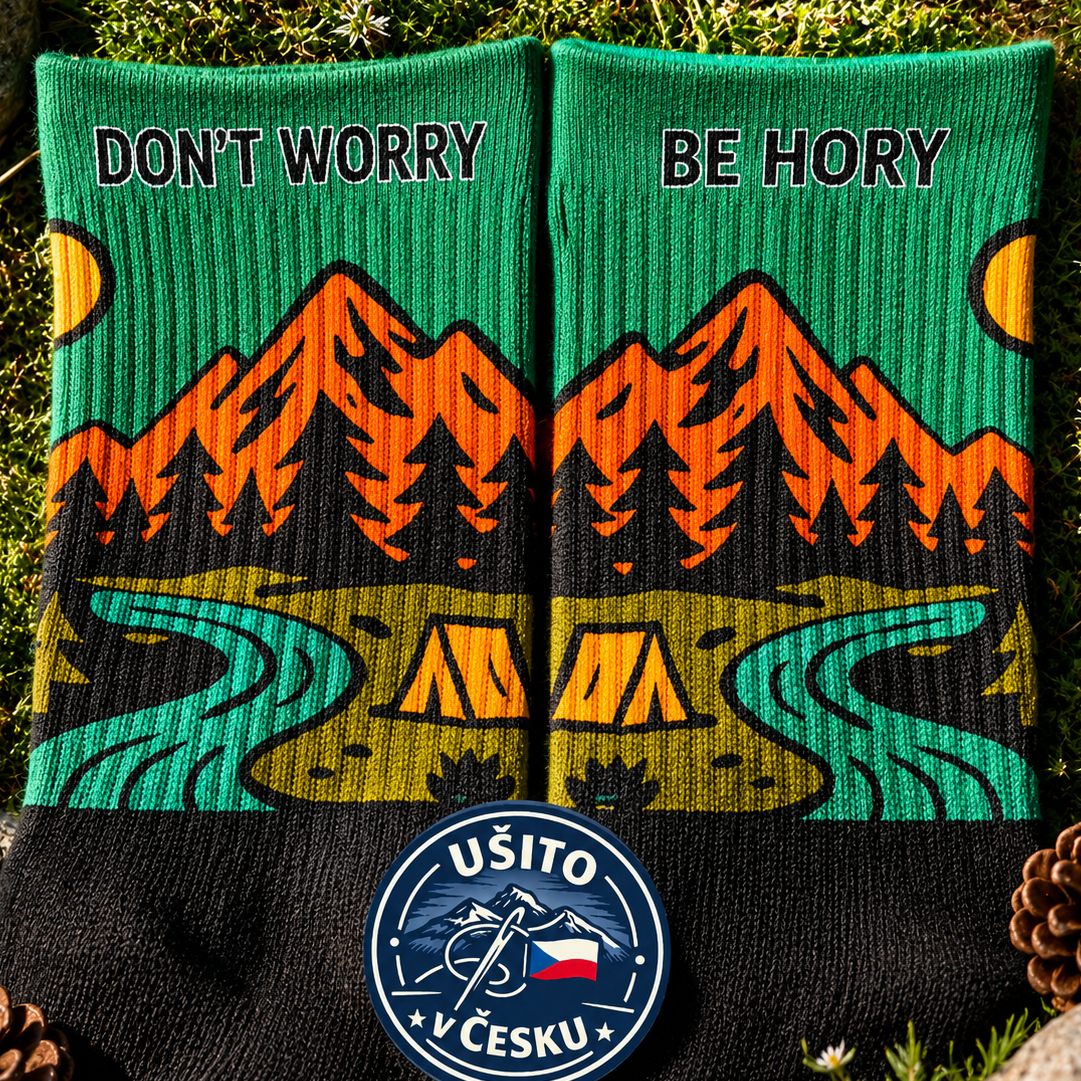 Don't worry be hory® – Funkční outdoor ponožky
