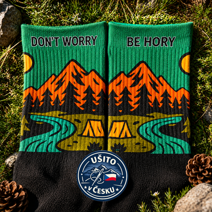 Don’t Worry Be Hory® – Funkční outdoor ponožky