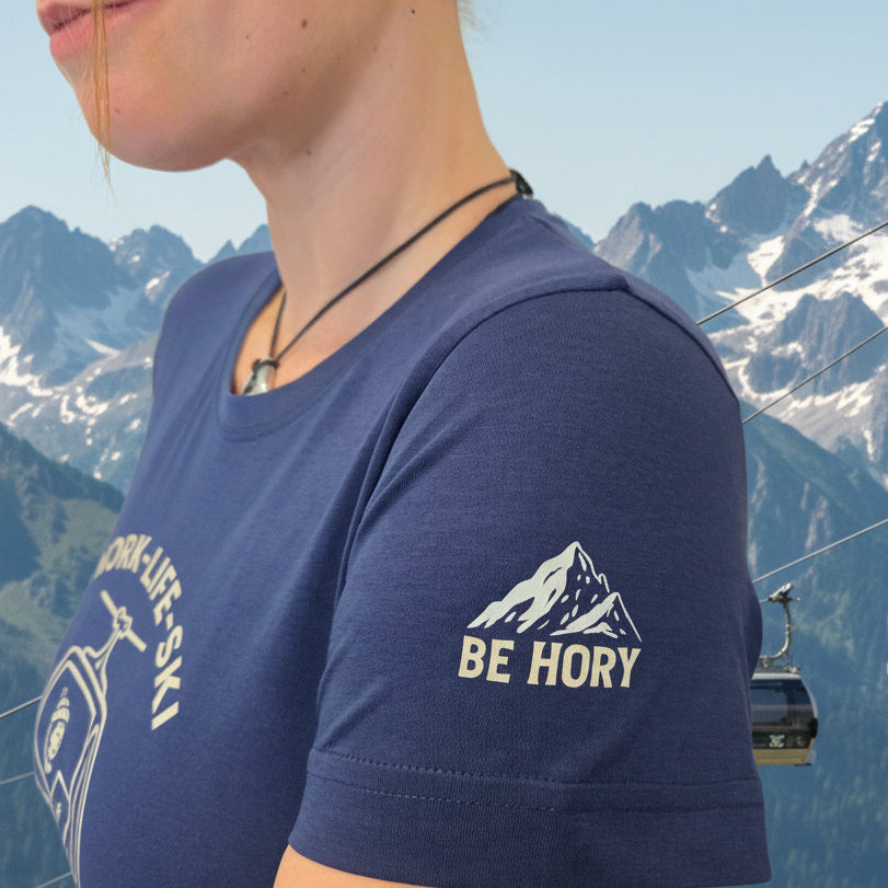 Dámské tričko - Work Life Ski Balance