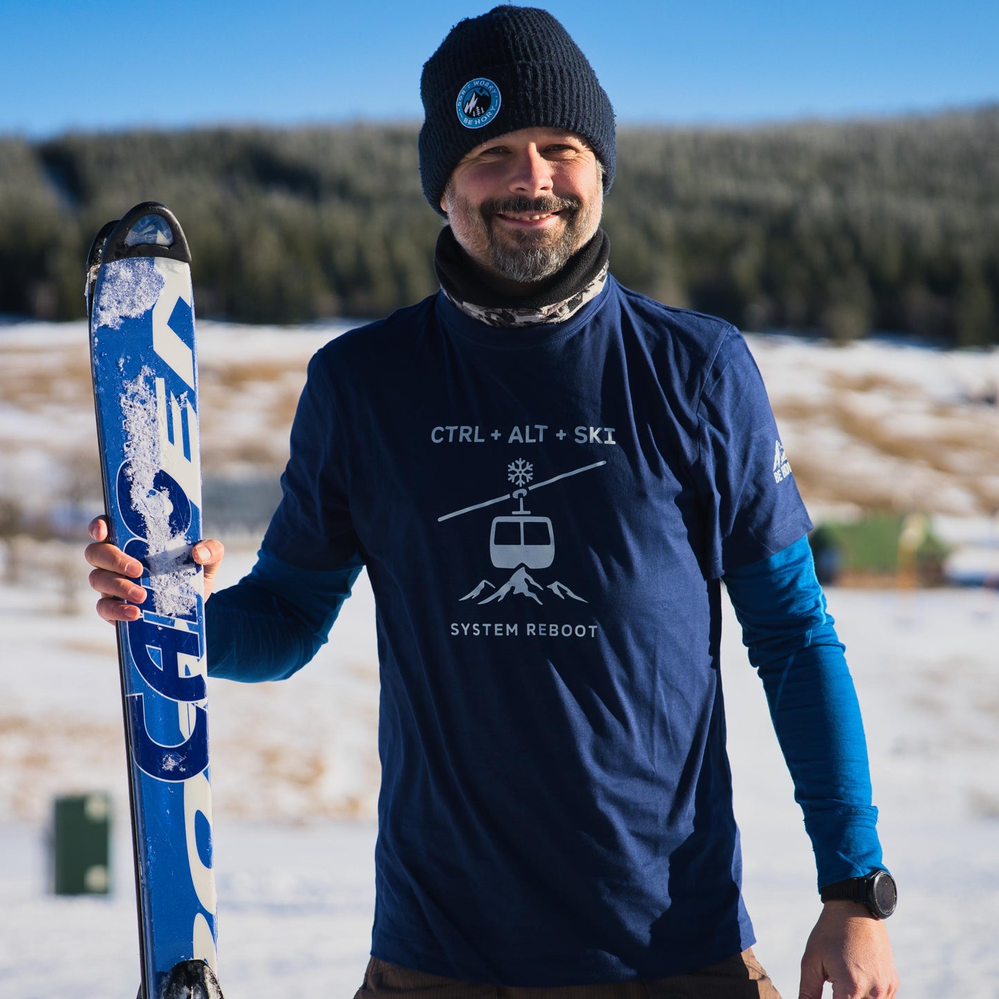 Pánské tričko - Ctrl Alt Ski