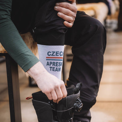 Ponožky s merinem Czech Aprèski Team