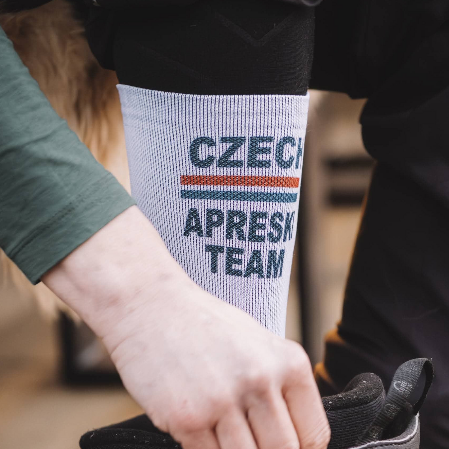 Ponožky s merinem Czech Aprèski Team