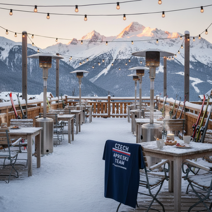 Pánské tričko - Czech Aprèski Team modré