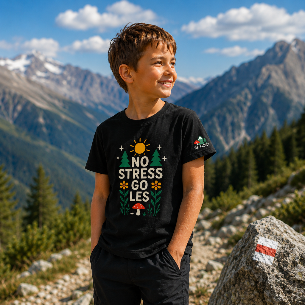 No stress go les 2 – Dětské tričko z bio bavlny