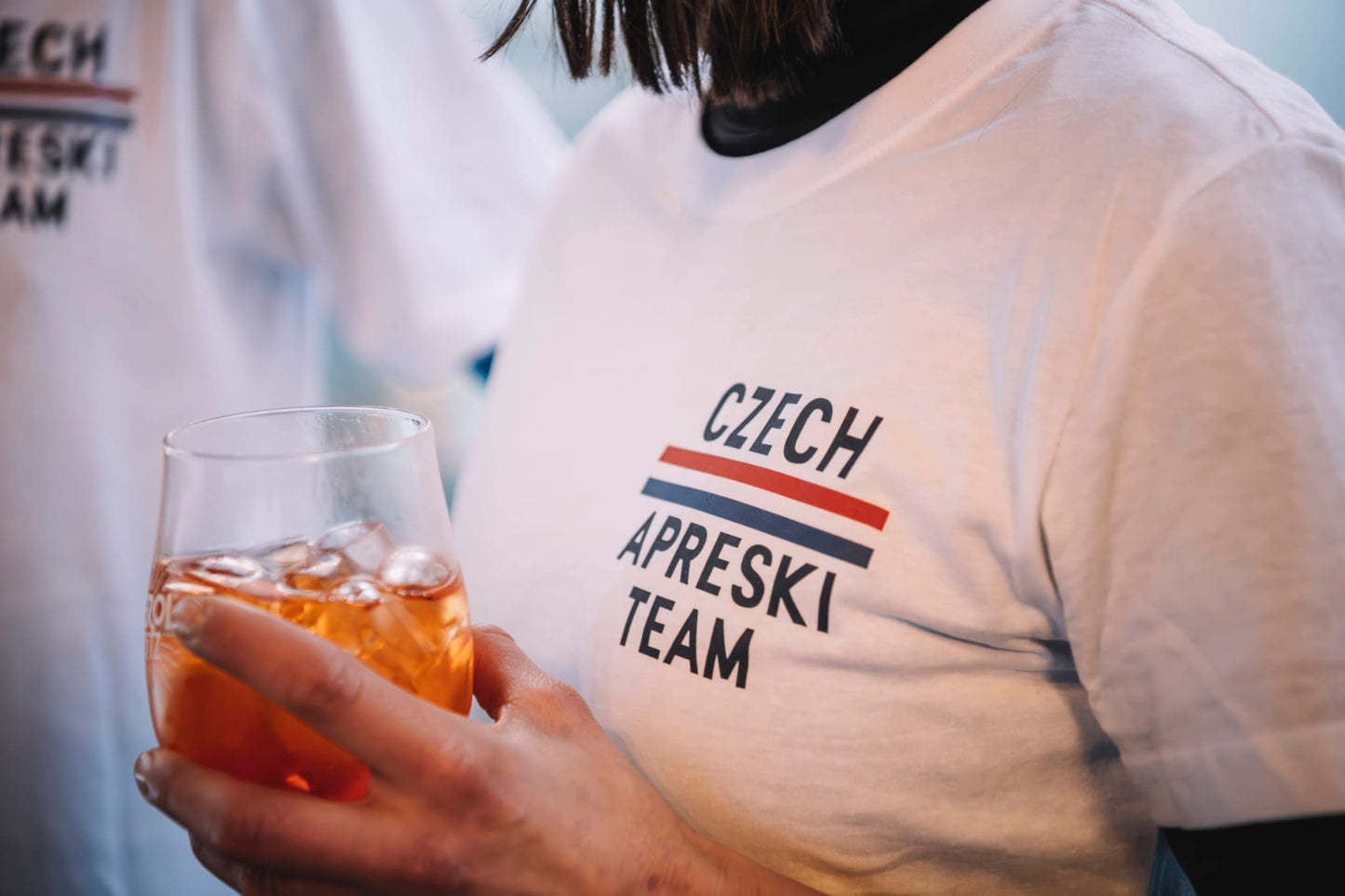 Dámské tričko - Czech Aprèski Team bílé