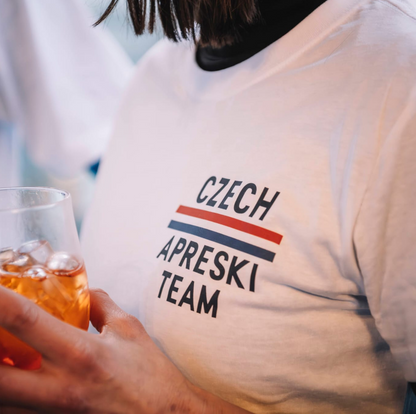 Dámské tričko - Czech Aprèski Team bílé