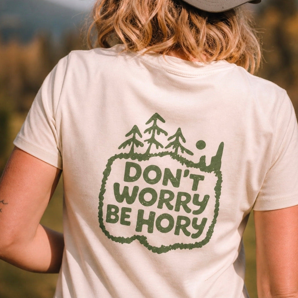 Don't worry be hory® Shishka – Dámské tričko