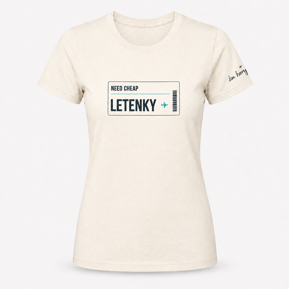 Need Cheap Letenky – Dámské cestovatelské tričko
