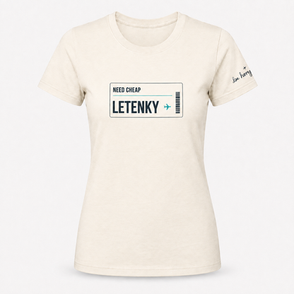 Need Cheap Letenky - Dámské cestovatelské tričko