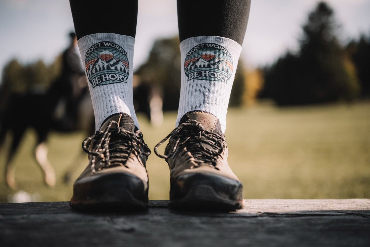 Ponožky Don't worry be hory 2