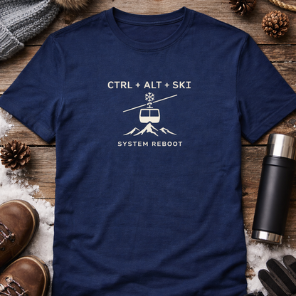 Pánské tričko - Ctrl Alt Ski