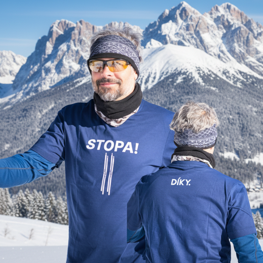 Pánské tričko - Stopa! Díky.