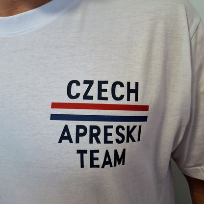 Pánské tričko - Czech Aprèski Team bílé