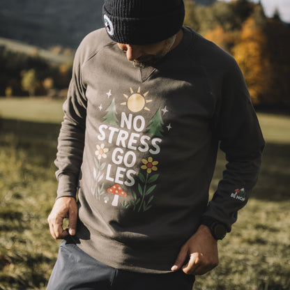Pánská mikina - No stress go les