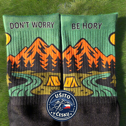 Ponožky Don't worry be hory