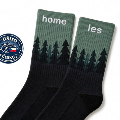 Home les® – Funkční outdoor ponožky