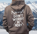 Don't worry be hory® samurai – Pánská mikina s kapucí