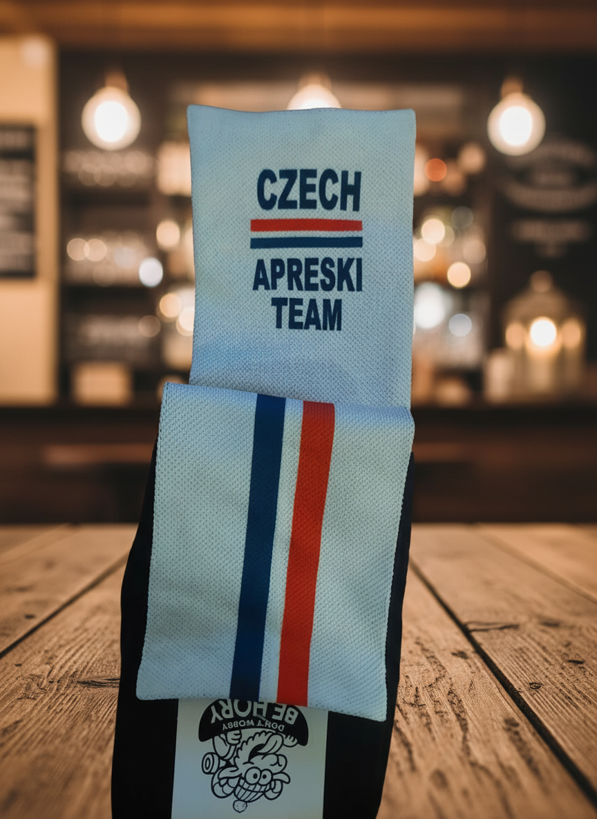 Ponožky s merinem Czech Aprèski Team