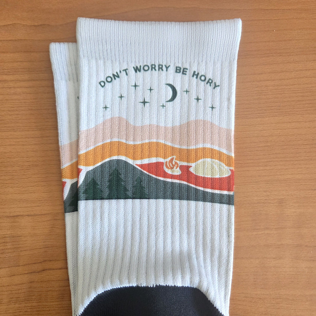 Don't worry be hory® Měsíc – Funkční ponožky