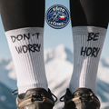 Don't worry be hory® – Ponožky bíločerné