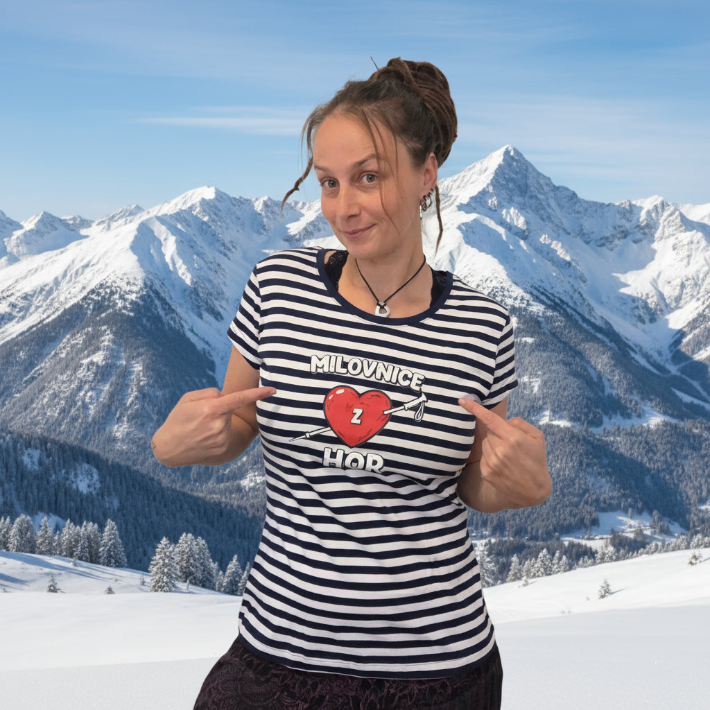 Dámské tričko - Milovnice (z) hor