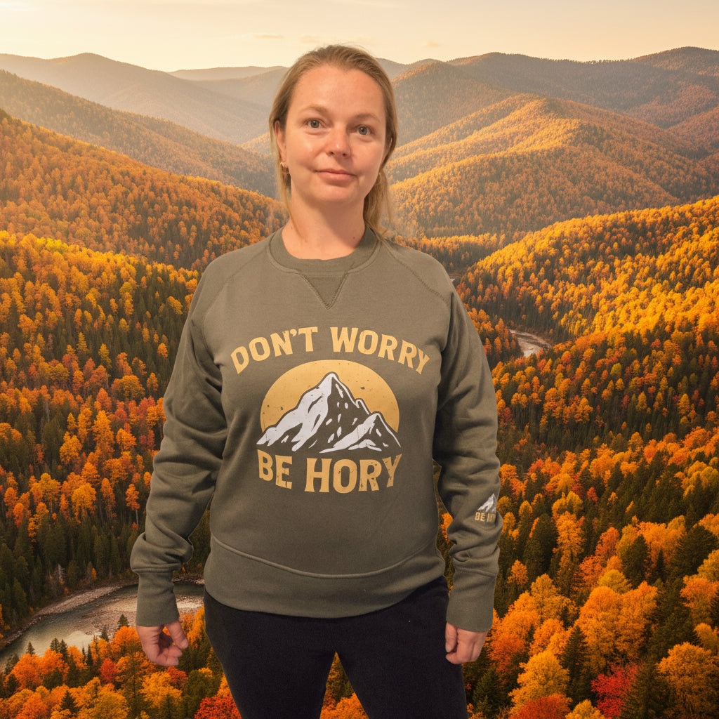 Don't worry be hory® mountains – Dámská mikina