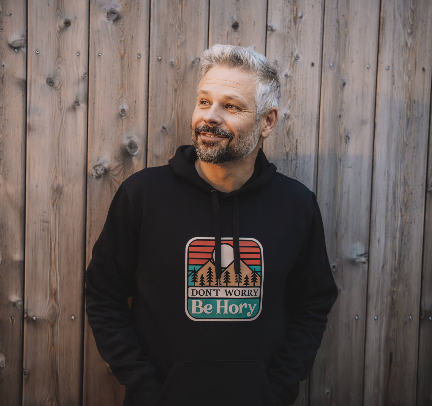 Pánská mikina - Don't worry be hory® - Západ slunce